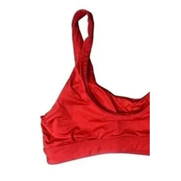 NWT Andie The Ventura Top Maximum Scoop Neck Max Support Removable Cups XS Red - Picture 10 of 15